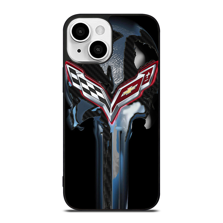 CORVETTE SKULL LOGO iPhone 13 Mini Case