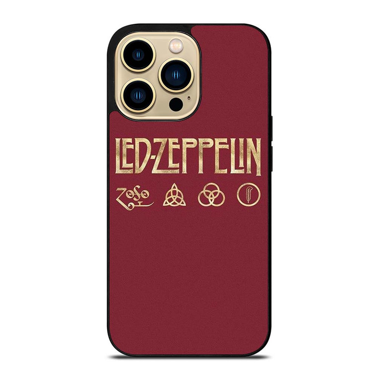 LED ZEPPELIN BAND LOGO iPhone 14 Pro Max Case
