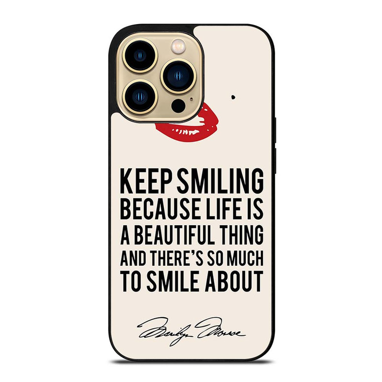 MARYLIN MONROE QUOTES iPhone 14 Pro Max Case