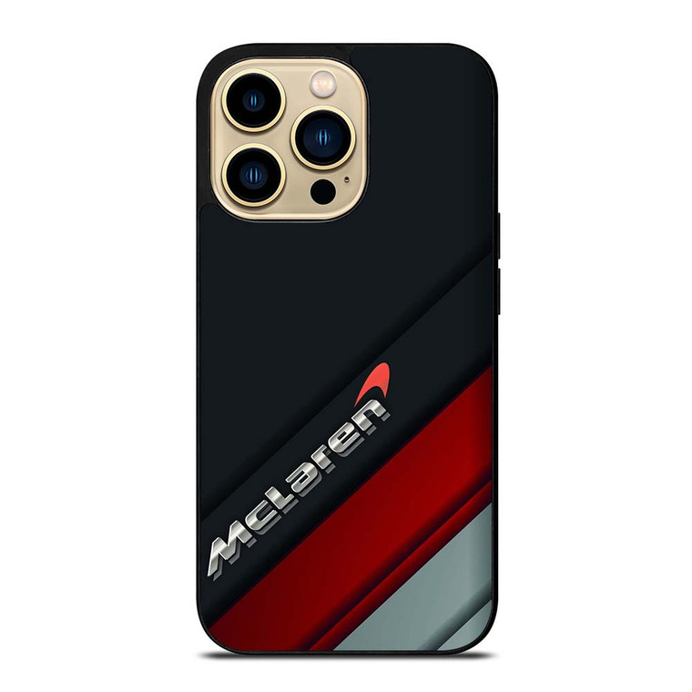MERCEDES MCLEREN LOGO STRIPE iPhone 14 Pro Max Case