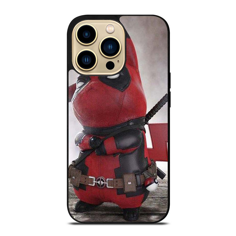 PIKACHU POKEMON DEADPOOL iPhone 14 Pro Max Case