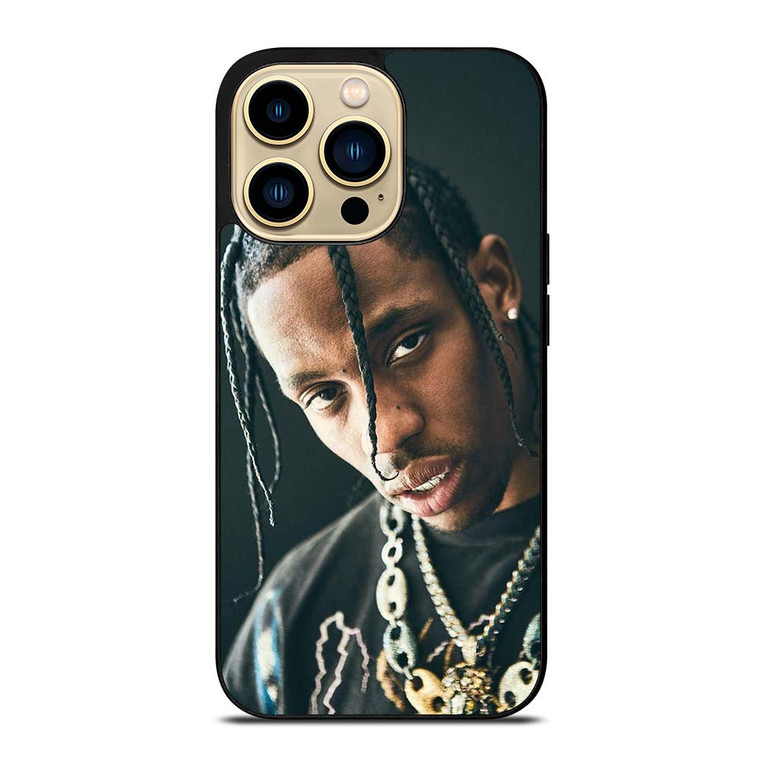 TRAVIS SCOTT RAPPER FACE iPhone 14 Pro Max Case