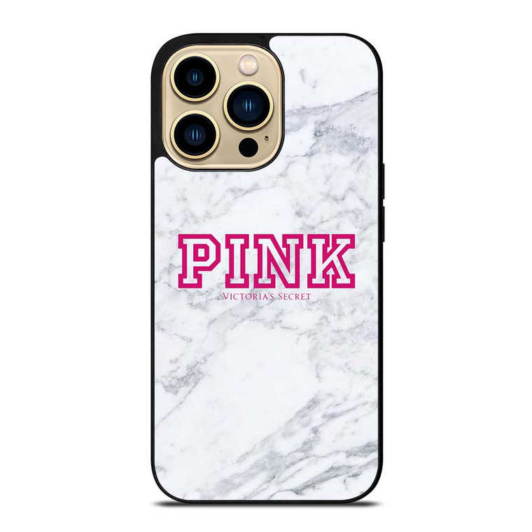 VICTORIA'S SECRET PINK MARBLE iPhone 14 Pro Max Case