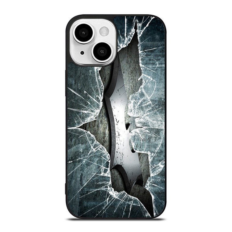 CRACKED OUT GLASS BATMAN THE DARK KNIGHT 2 iPhone 13 Mini Case