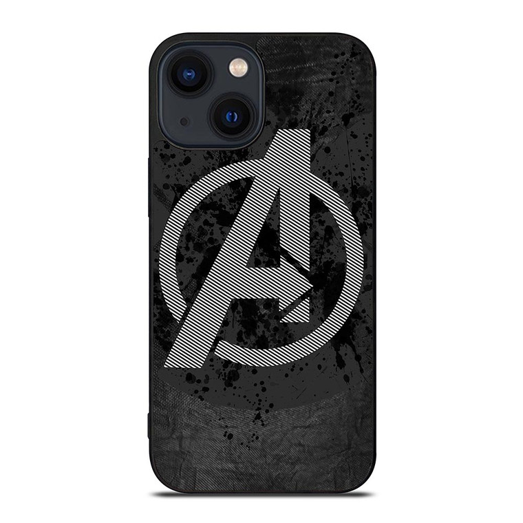 AVENGERS LOGO GRAY iPhone 14 Plus Case