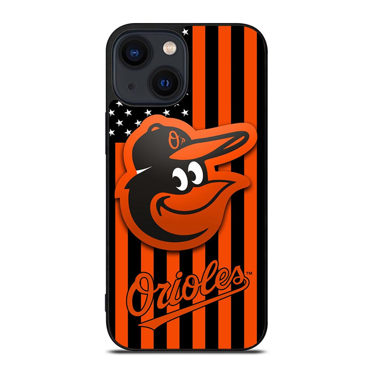 BALTIMORE ORIOLES FLAG iPhone 14 Plus Case