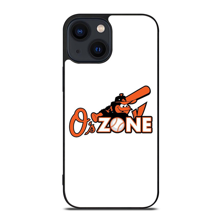 BALTIMORE ORIOLES ZONE LOGO BASEBALL TEAM iPhone 14 Plus Case