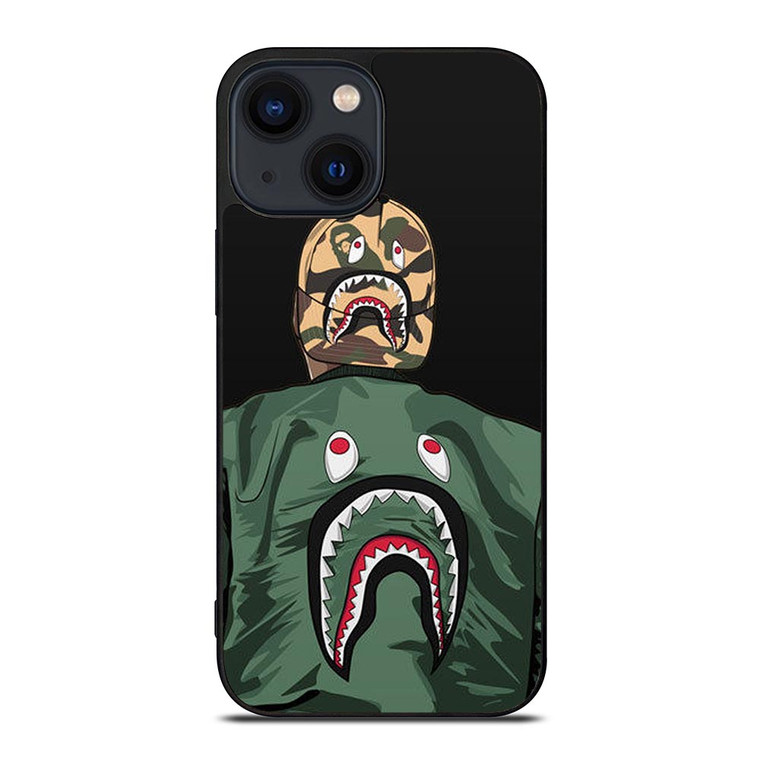 BLAISE TRAVIS HOODIE BAPE SHARK iPhone 14 Plus Case