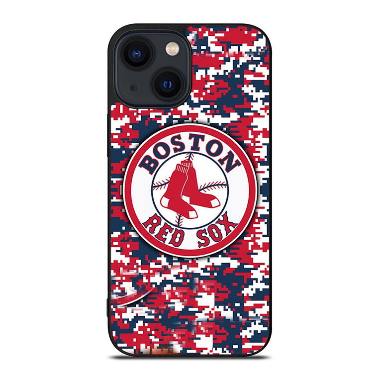 BOSTON RED SOX CAMO iPhone 14 Plus Case