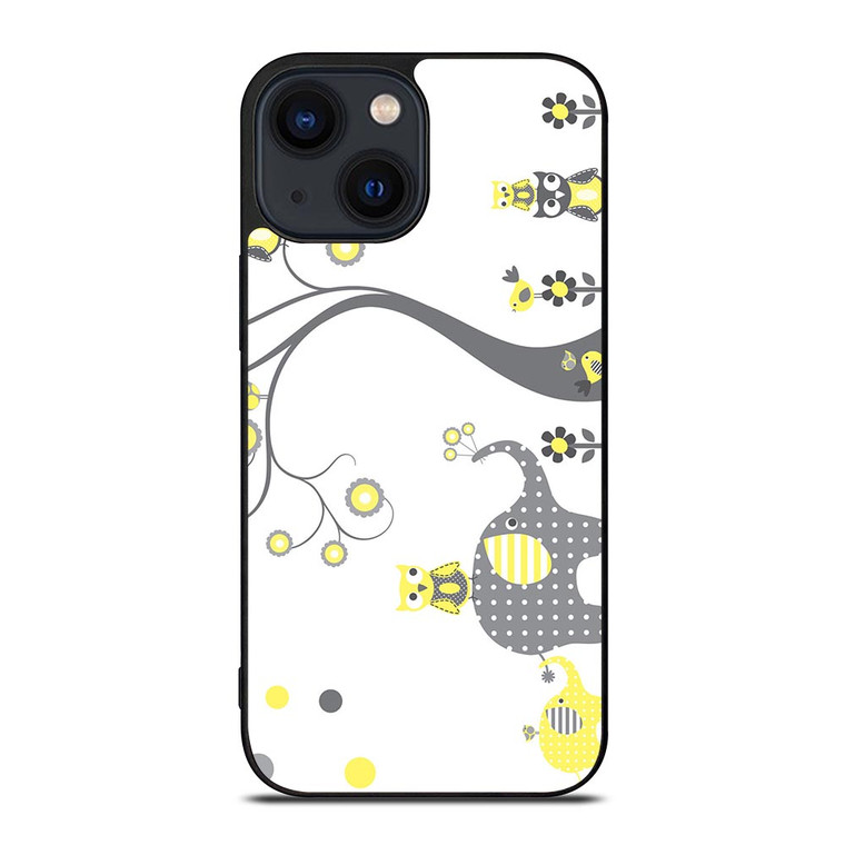 ELEPHANT CHEVRON PATTERN iPhone 14 Plus Case