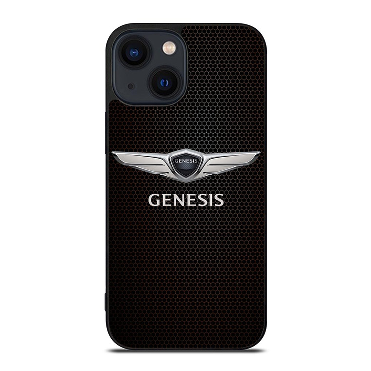 GENESIS CAR LOGO METAL PLATE iPhone 14 Plus Case