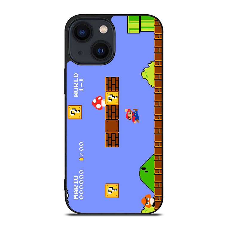 MARIO BROSS RETRO NES iPhone 14 Plus Case