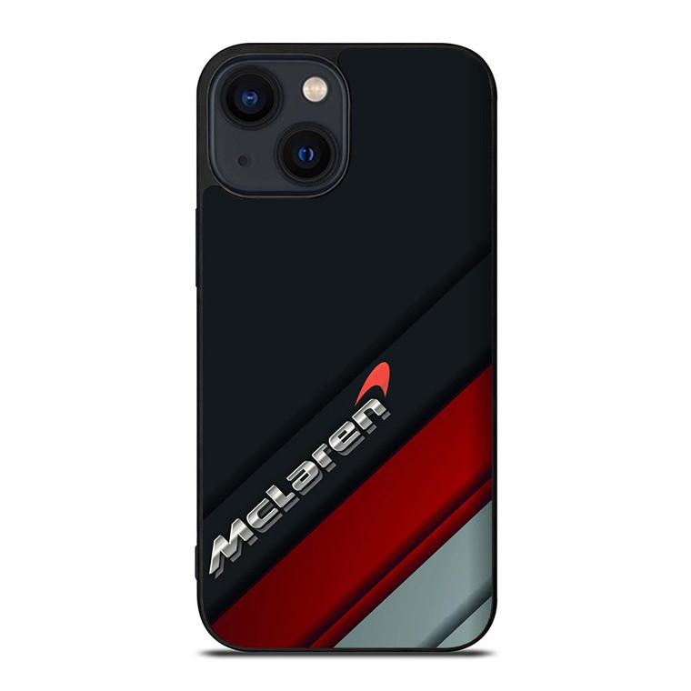 MERCEDES MCLEREN LOGO STRIPE iPhone 14 Plus Case