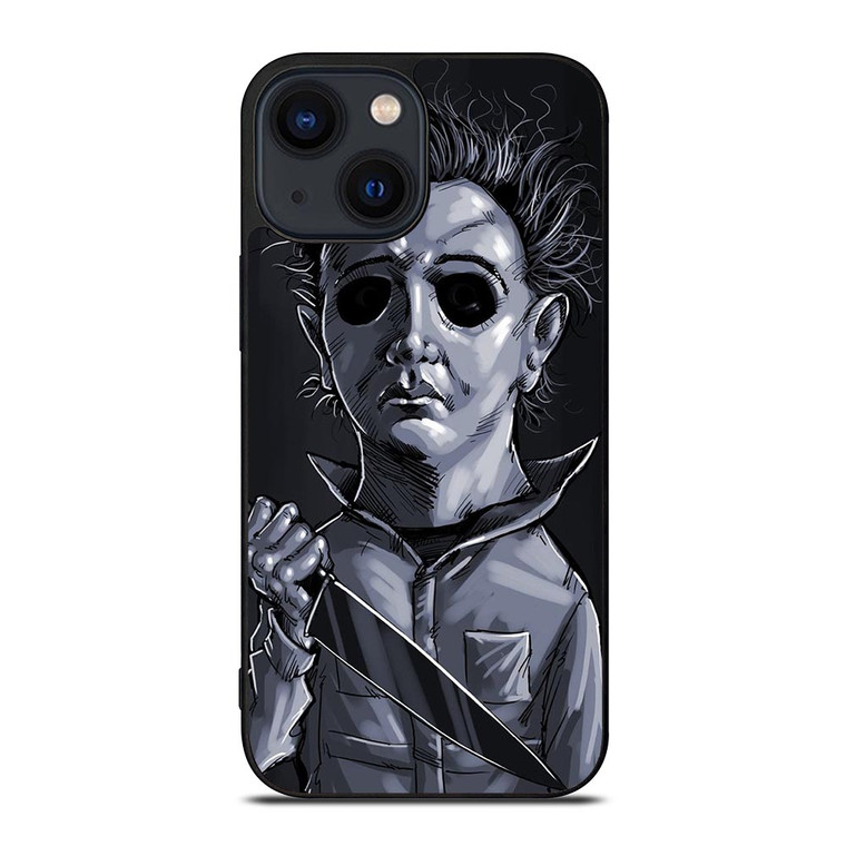 MICHAEL MYERS HALLOWEEN ART iPhone 14 Plus Case