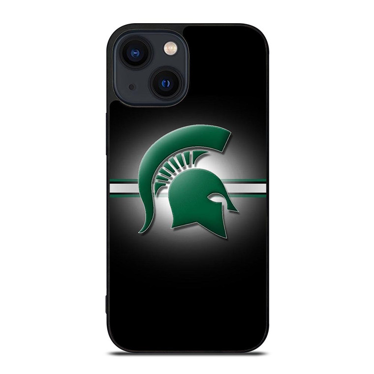 MICHIGAN STATE SPARTANS LOGO iPhone 14 Plus Case