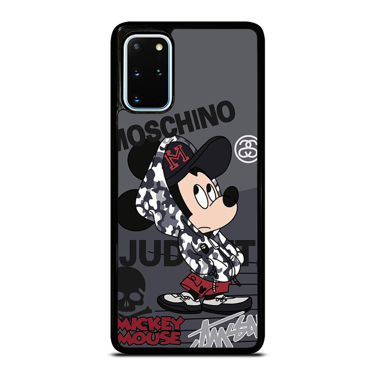 MICKEY MOUSE CAMO X MOSCHINO X STUSSY Samsung Galaxy S20 Plus Case