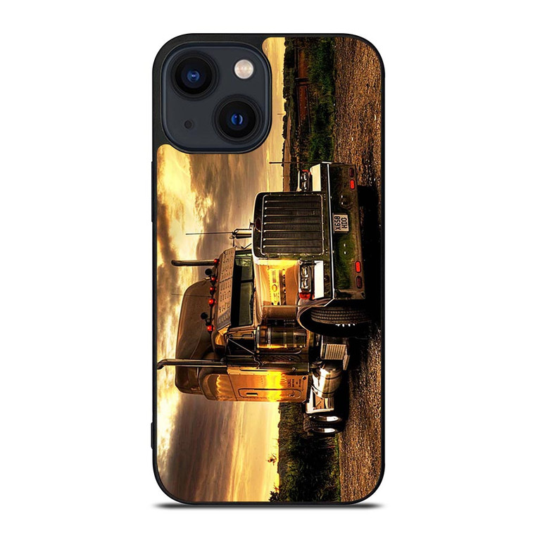 PETERBILT TRUCK GOLD iPhone 14 Plus Case