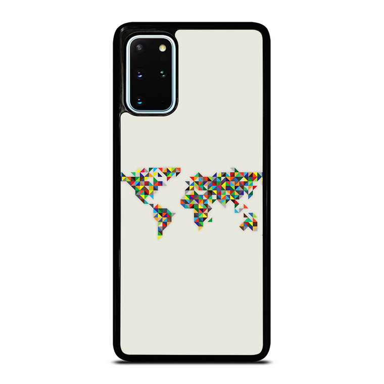 MINIMALISTIC WORLD MAP Samsung Galaxy S20 Plus Case