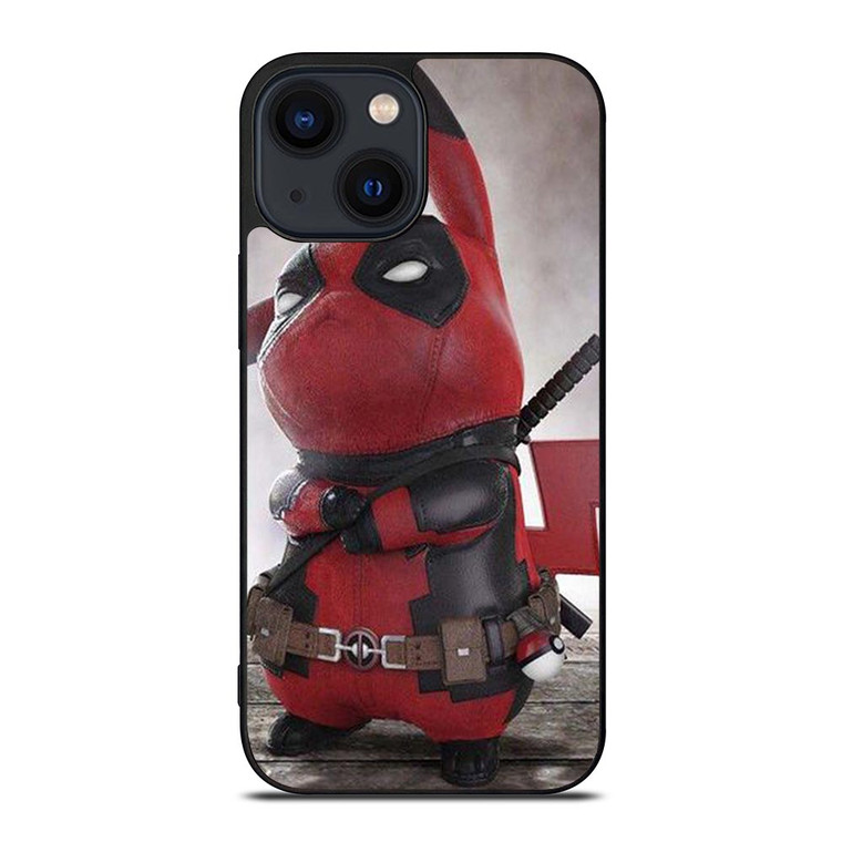 PIKACHU POKEMON DEADPOOL iPhone 14 Plus Case