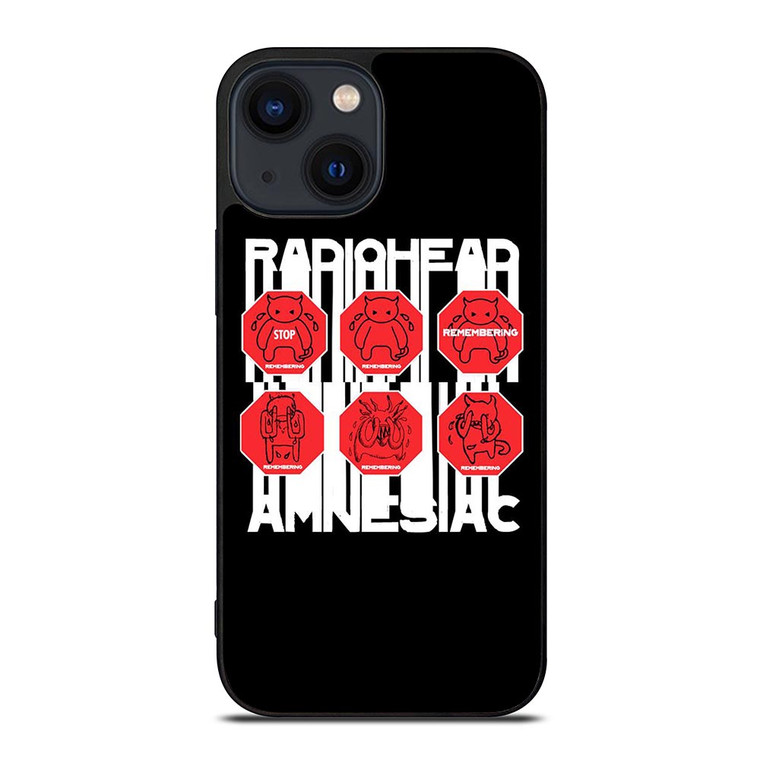 RADIOHEAD AMNESIAC LOGO iPhone 14 Plus Case