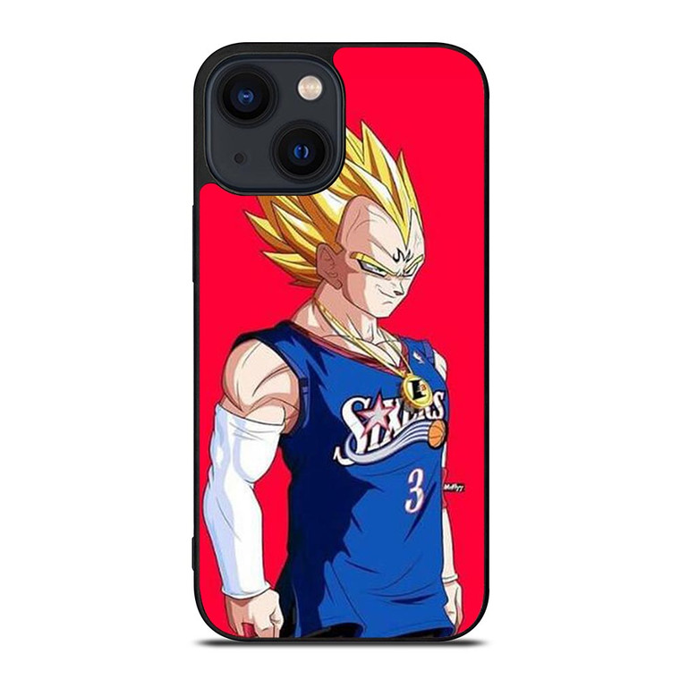 VEGETA DRAGON BALL PHILADELPHIA SIXERS iPhone 14 Plus Case