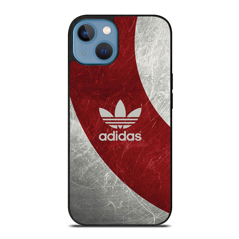 ADIDAS RED GRUNGE TEXTURE LOGO iPhone 13 Case