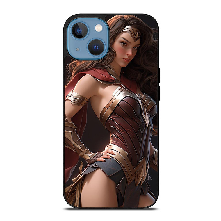 BEAUTIFUL WONDER WOMAN DC COMIC SUPERHERO iPhone 13 Case