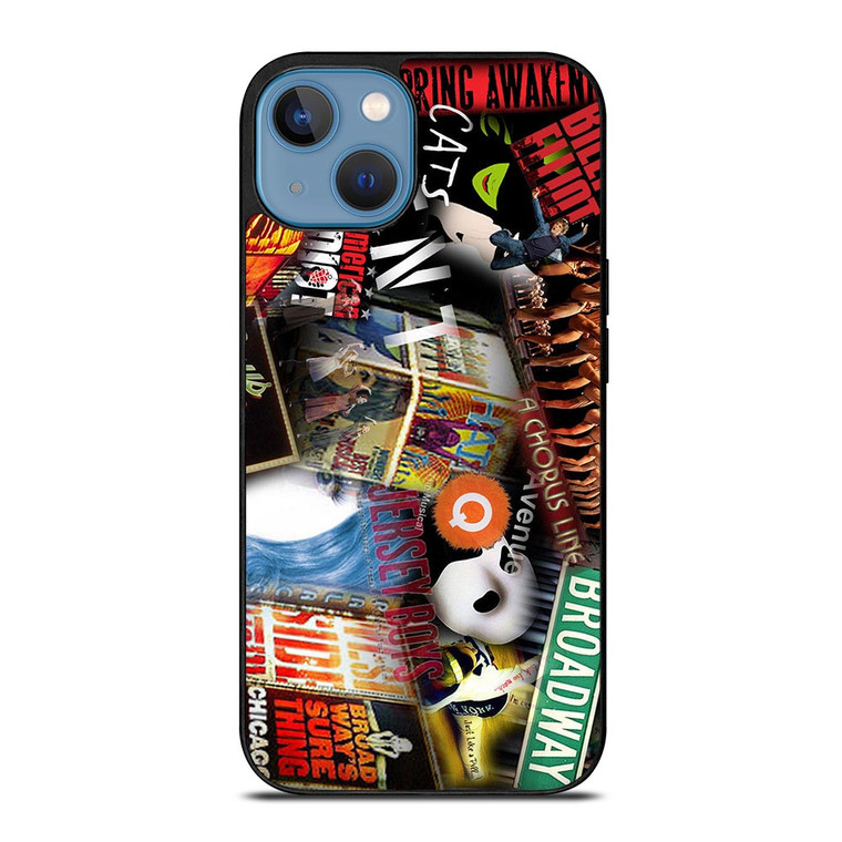 BROADWAY MUSICAL COLLAGE iPhone 13 Case
