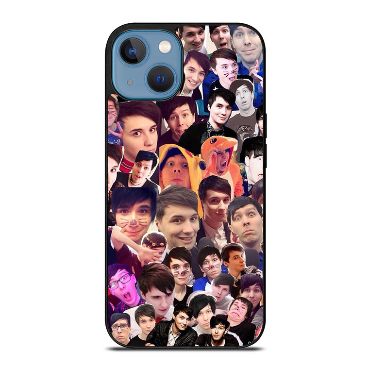 DAN AND PHIL COLLAGE iPhone 13 Case