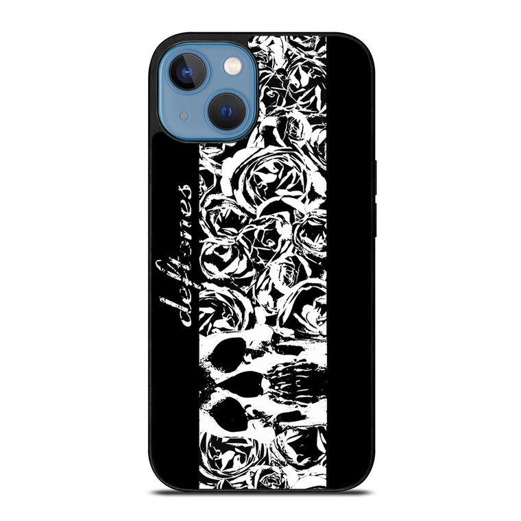 DEFTONES ROCK BAND LOGO SKULL ROSE iPhone 13 Case