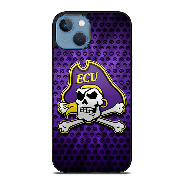 EAST CAROLINA PIRATES ECU UNIVERSITY FOOTBALL LOGO iPhone 13 Case