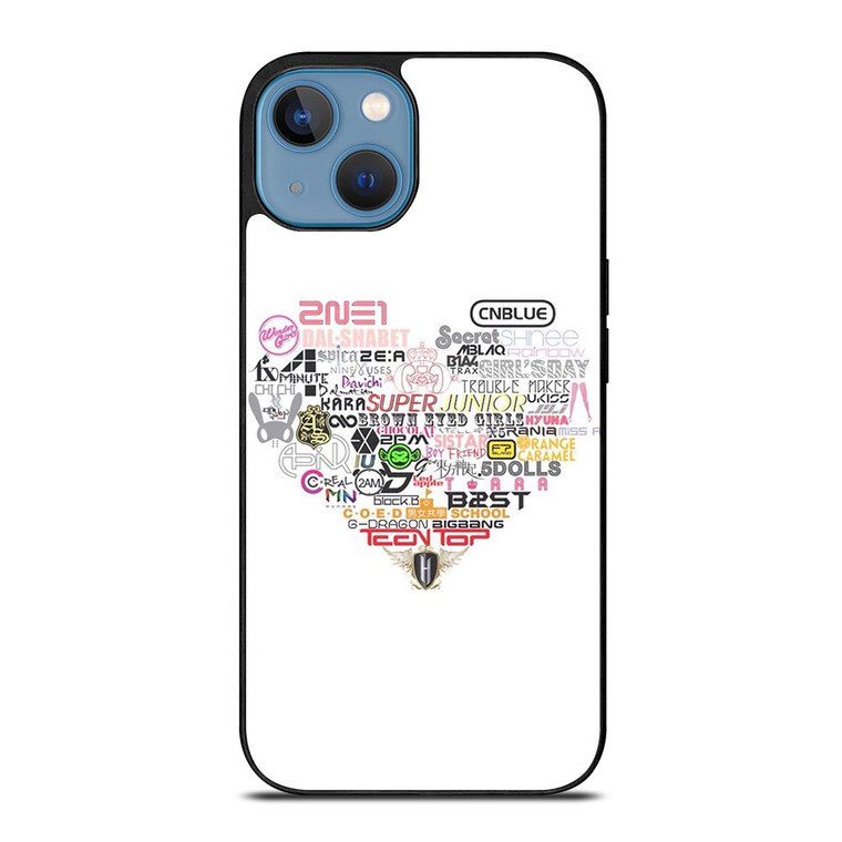 KPOP ALL BAND LOVE iPhone 13 Case