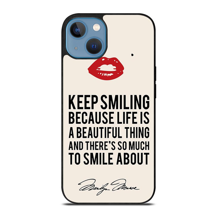 MARYLIN MONROE QUOTES iPhone 13 Case