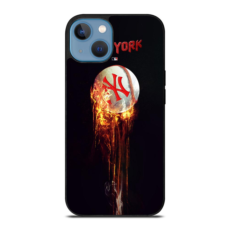 NEW YORK YANKEES FIRE BALL iPhone 13 Case