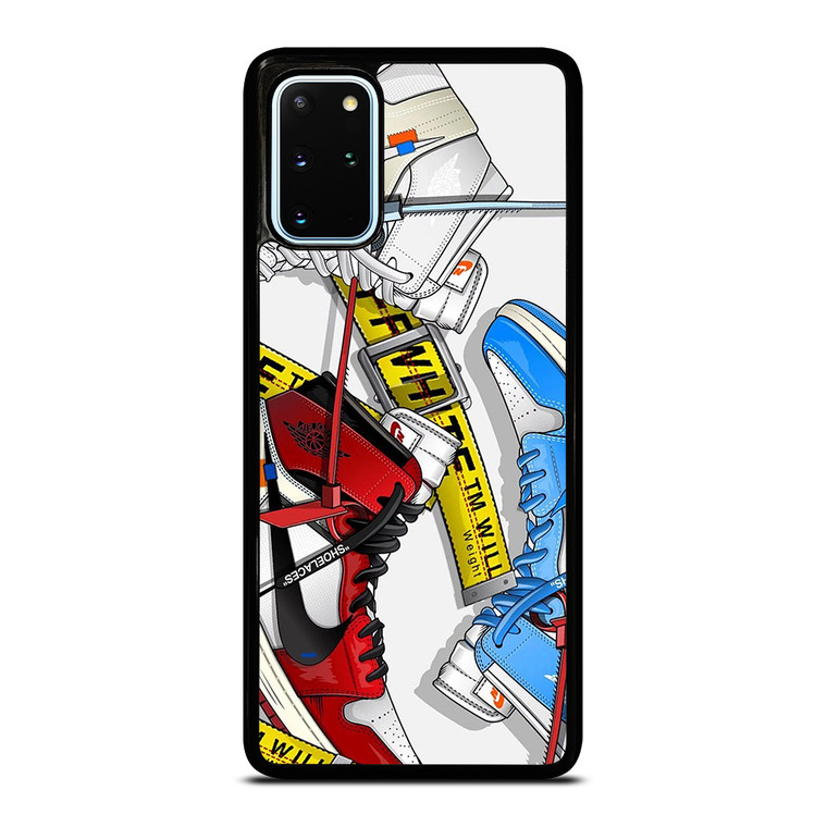 OFF WHITE AIR JORDAN SHOES Samsung Galaxy S20 Plus Case