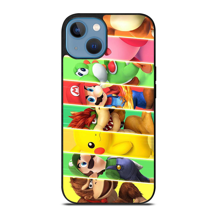 SUPER SMASH BROSS CHARACTERS iPhone 13 Case