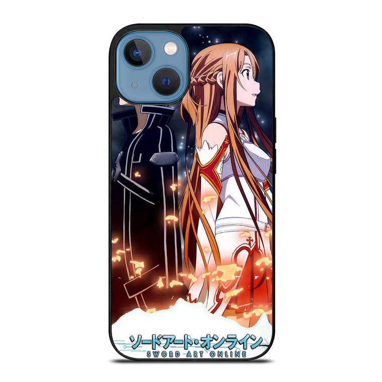 SWORD ART ONLINE KIRITO ASUNA iPhone 13 Case