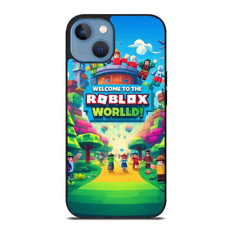 WELCOME TO ROBLOX WORLD iPhone 13 Case