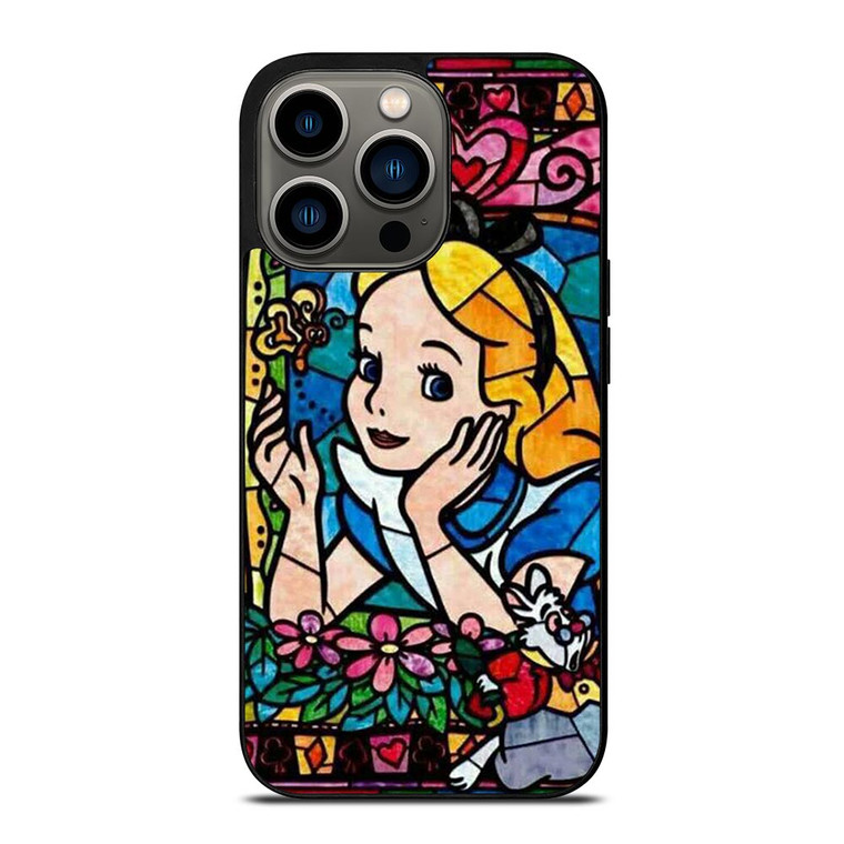 ALICE IN WONDERLAND GLASS DISNEY iPhone 13 Pro Case