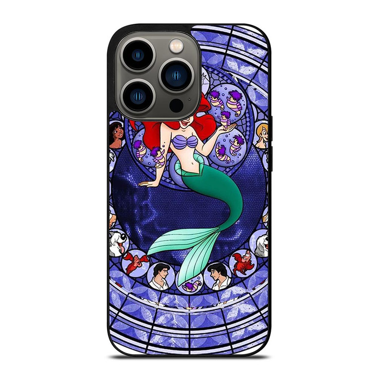 ARIEL THE LITTLE MERMAID ART GLASSES iPhone 13 Pro Case