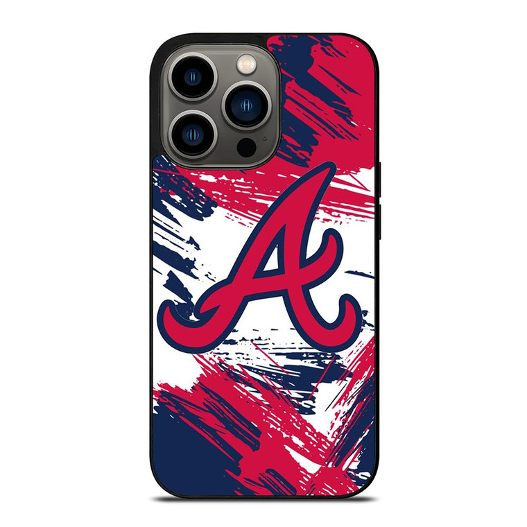 ATLANTA BRAVES LOGO BASEBALL TEAM ICON iPhone 13 Pro Case