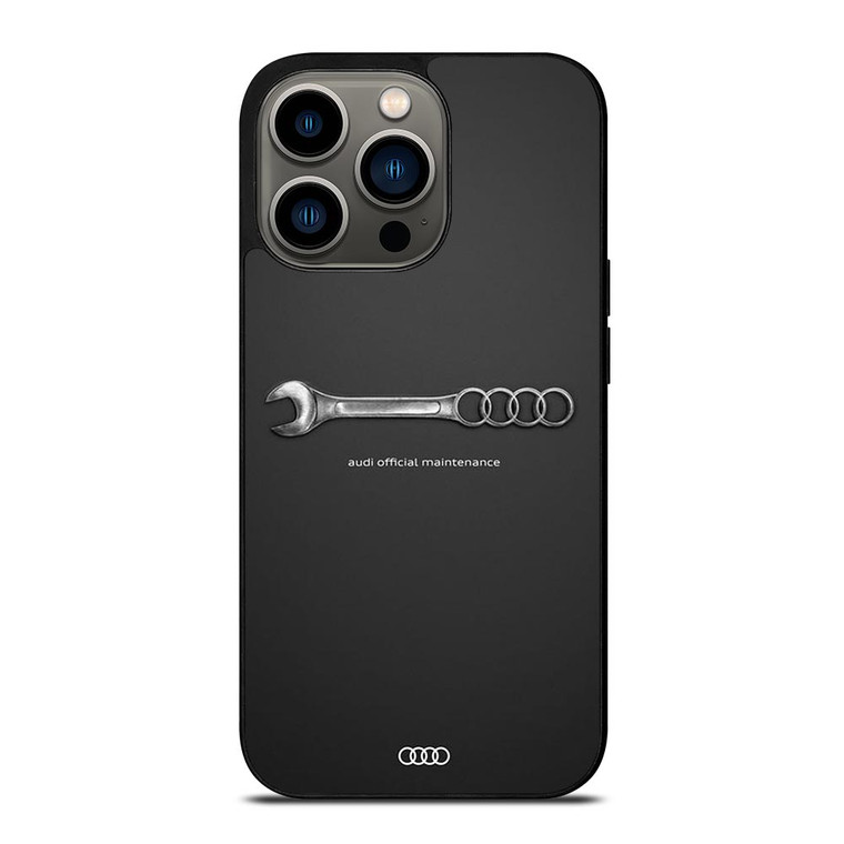 AUDI CAR LOGO OFFICIAL MAINTENANCE iPhone 13 Pro Case