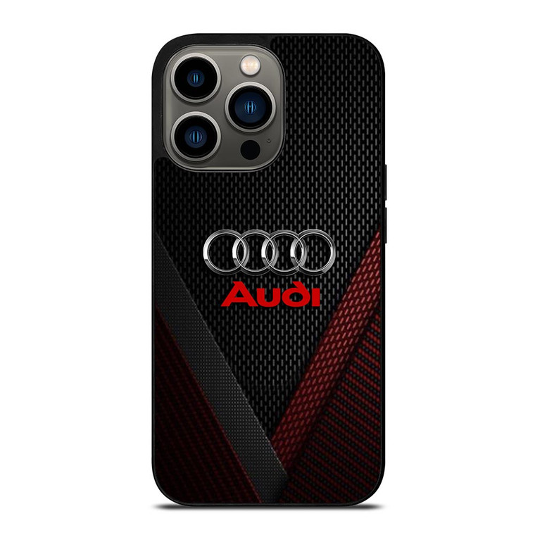 AUDI METAL LOGO iPhone 13 Pro Case