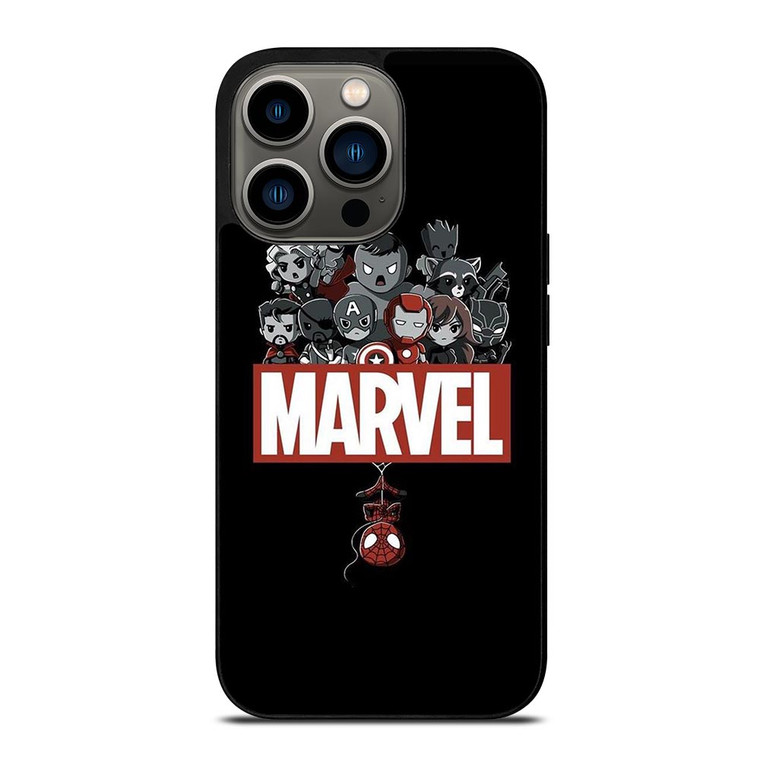 AVENGERS ENDGAME SUPERHERO KAWAII iPhone 13 Pro Case