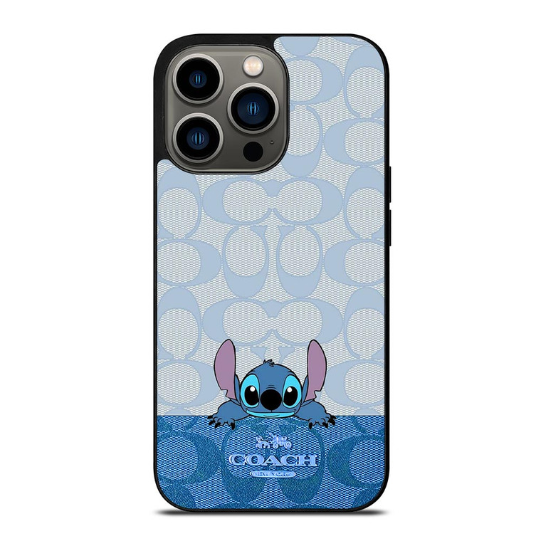 COACH NEW YORK LOGO STITCH DISNEY iPhone 13 Pro Case