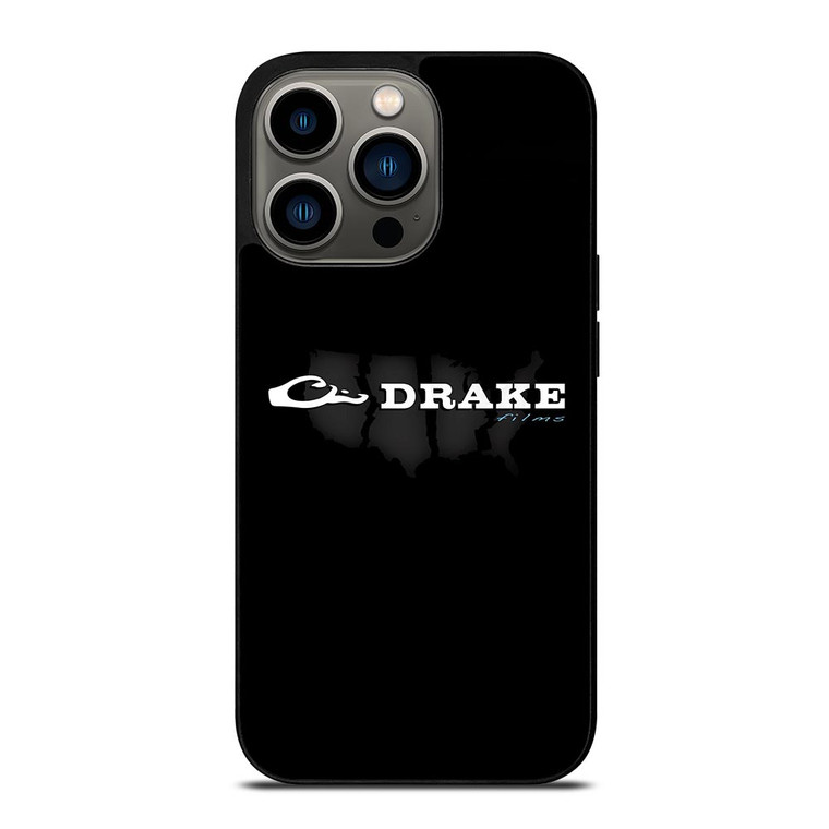 DRAKE WATERFOWL BLACK LOGO iPhone 13 Pro Case