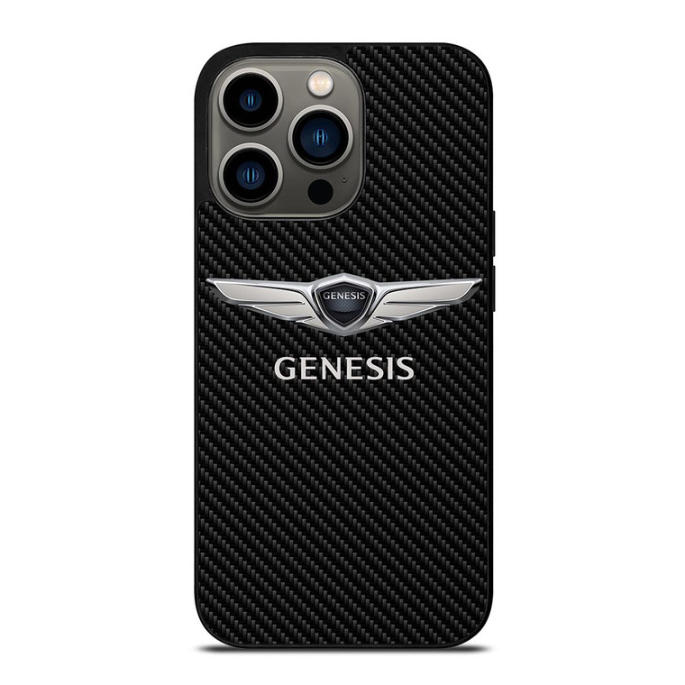 GENESIS CAR LOGO CARBON iPhone 13 Pro Case