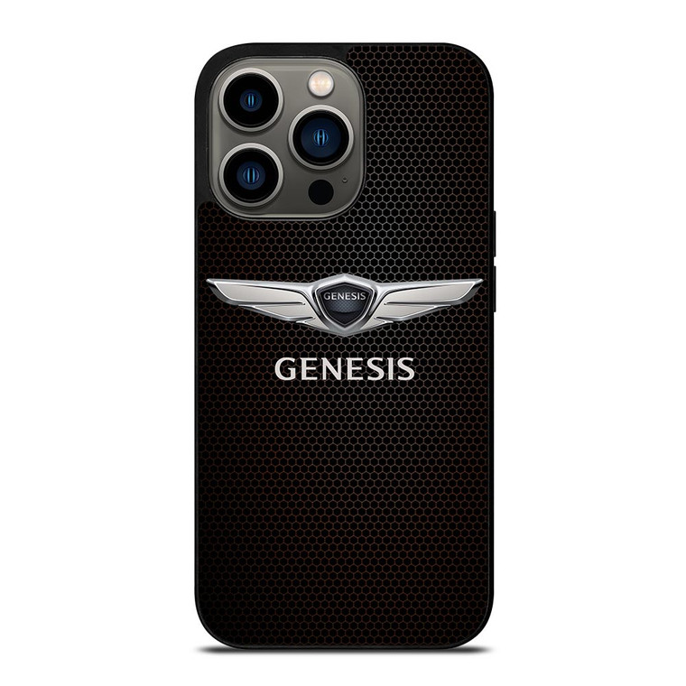 GENESIS CAR LOGO METAL PLATE iPhone 13 Pro Case