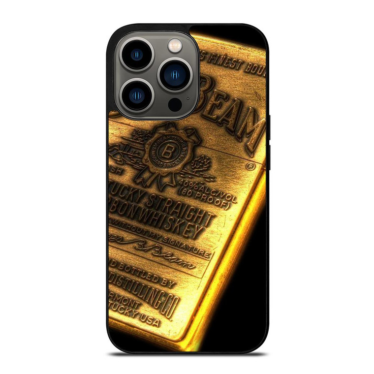 JIM BEAM WHISKEY GOLD iPhone 13 Pro Case
