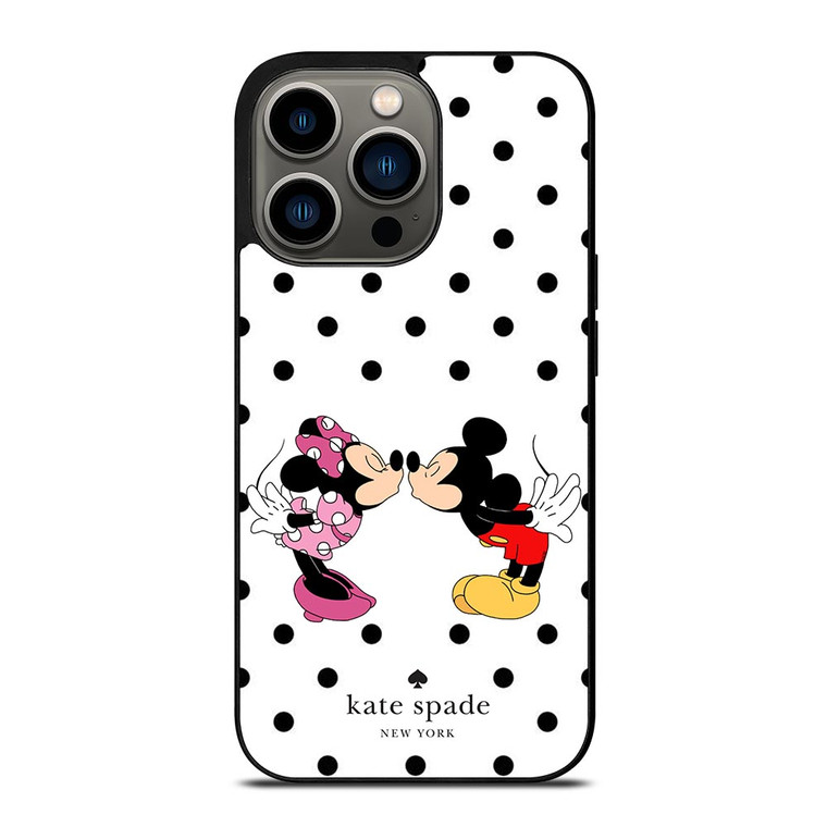 MICKEY MINNIE MOUSE KATE SPADE KISS iPhone 13 Pro Case